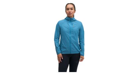 hoka skyflow blue women s windbreaker jacket