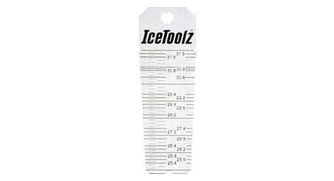 Outil de mesure diametre tube de selle ice toolz e326