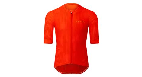 Maillot manches courtes le col pro aero rouge