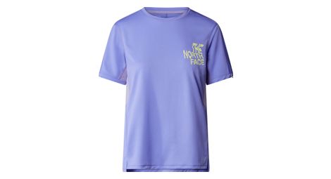 T shirt femme the north face sunriser violet