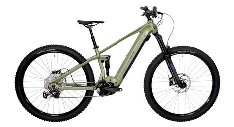 Ausstellungsfahrrad - mountainbike elektro all-suspendent sunn charger 630 shimano deore 12v 625wh grün 2023