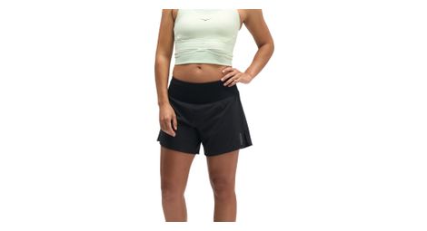 hoka mr glide 5in 2 in 1 shorts black women s