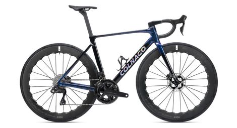 Colnago V5Rs Rennrad mit Shimano Ultegra Di2 12-Gang, 700 mm, Blau/Schwarz