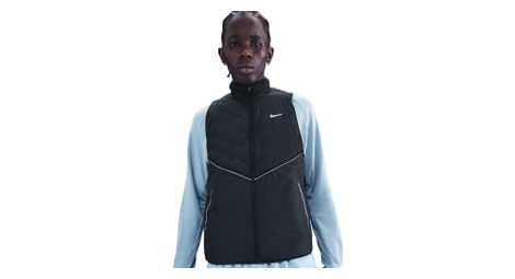 nike men s black sleeveless thermal jacket