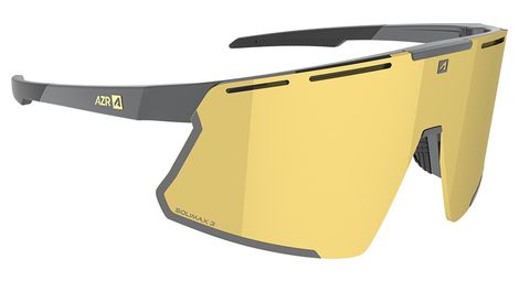 AZR Vision RX Brille Carbon Matt/Gold + Farblose Scheibe