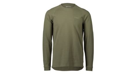 Maillot manches longues poc poise crew neck vert