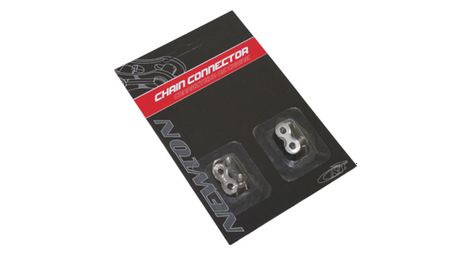 Connecteur de chaine velo  1-3v. newton compatible sram  (attache rapide) (blister de 2 pieces)