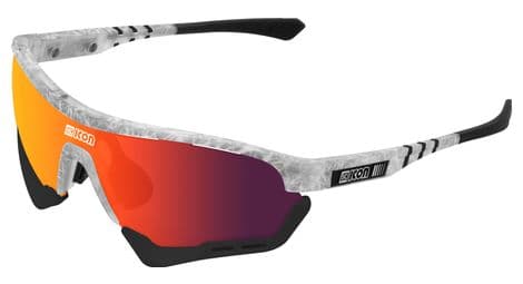 Scicon sports aerotech scn pp lunettes de soleil de performance sportive (scnpp multimorror rouge/matt gelé)