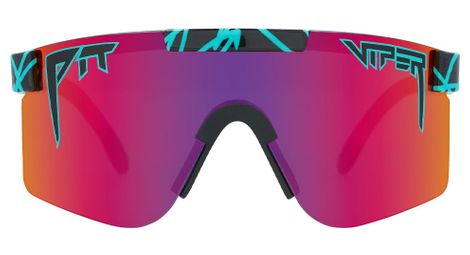 Ein paar pit viper the voltage original brillen schwarz/blau/violett