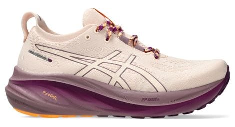 Chaussures running asics gel-nimbus 26 tr rose/violet femme