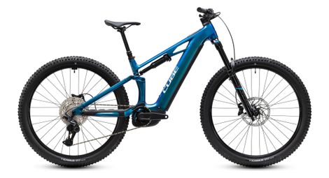 VTT Électrique Tout-Suspendu Cube Stereo Hybrid One44 HPC Race 800 Shimano 12V 800 Wh Bosch 120 Nm 29'' Bleu Nebula Prizm 2027