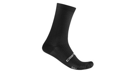 Chaussettes castelli espresso 18 noir