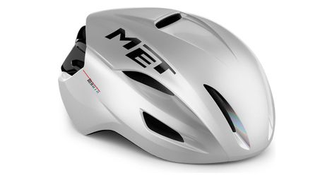 Casque aéro met manta mips blanc holographique brillant