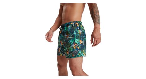 Speedo eco dig printed leisure 14 green swim shorts