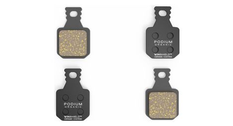 Paire de plaquettes amp podium - magura mt5/mt7 - revêtement ceramic/organique