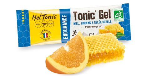 Meltonictonic'gel energétique bio endurance miel giseng gelée royale 20g