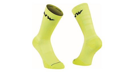 Chaussettes northwave extreme pro jaune fluo noir
