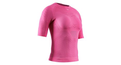 X-bionic effektor women's jersey met korte mouwen neon pink/white
