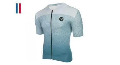 Maillot manches courtes lebram grand ballon bleu coupe ajustée