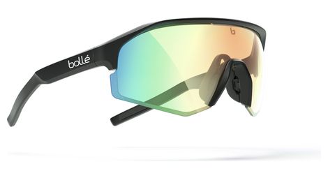 Lunettes de soleil bollé lightshifter noir matte - phantom clear vert photochromic