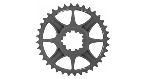 Plateau vtt direct mount pour sram xx1-x01 stronglight ht3 mono 36dts noir alu 12v. (deport 6mm)