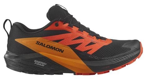 Zapatillas de trail salomon sense ride 5 gtx negro / naranja