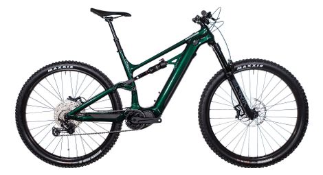 Bicicleta de montaña eléctrica cannondale moterra neo s1 shimano slx/xt 12v 630 wh 29'' verde con doble suspensión