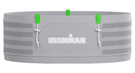 Ceinture Compressport Free Belt Pro Ironman 2026 Gris/Vert