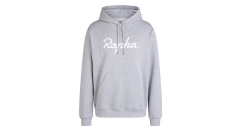 rapha heavyweight cotton hoodie gray white men s hoodie