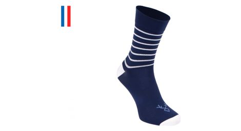 Calcetines lebram ventoux azul blanco