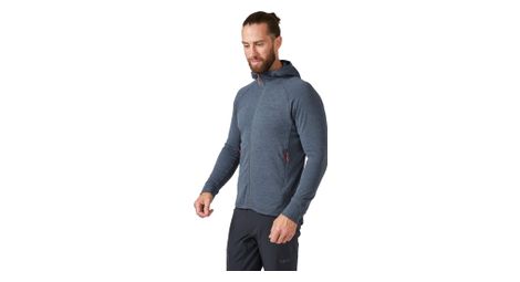 Polaire rab nexus hoody bleu homme