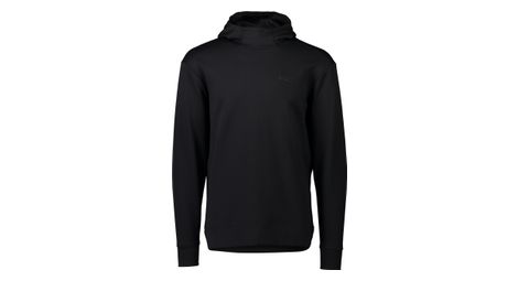 Felpa con cappuccio poc poise nera