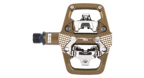 Paire de pedales look x track en rage plus bronze