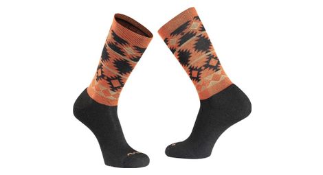 Chaussettes northwave core marron noir