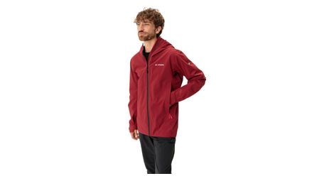 Veste impermeable vaude croz iii rouge