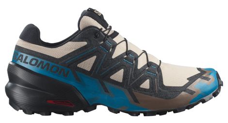 Chaussures Trail Salomon Speedcross 6 Beige/Bleu Homme