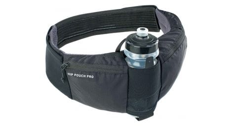 Hydro belt evoc hip pouch pro 1l + botella de bebida 550ml negro