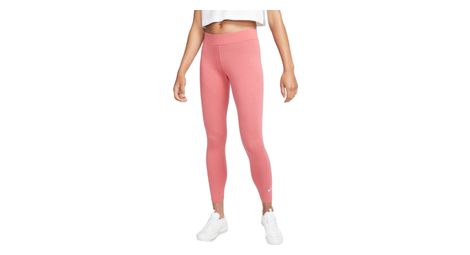 Mallas nike sportswear essential archaeo rosa/blanco, mujer
