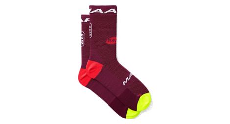 Paire de chaussettes maap icon rouge burgundy