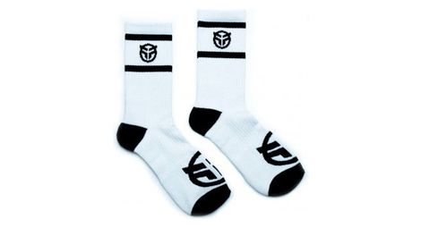 Chaussettes federal logo white w/ black logo - couleur - blanc