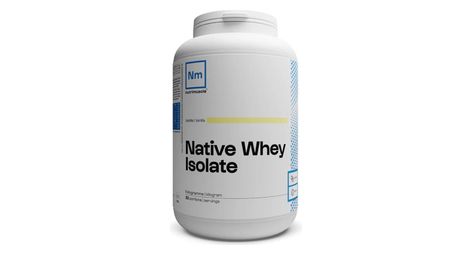 Whey native isolate (1kg) - nutrimuscle - vanille -  whey isolate
