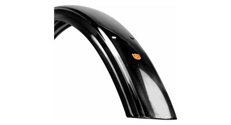 Guardabarros estriados véloorange 700c 63mm negro