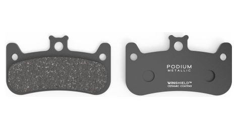 Paire de plaquettes amp podium - formula cura 4 pistons - revêtement ceramic/métallique