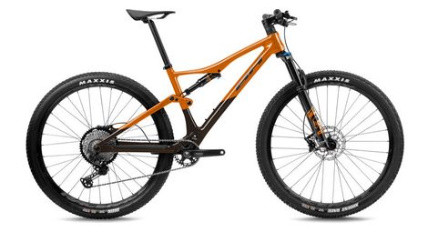Bh lynx race lt 6.0 shimano deore/xt 12v 29'' bicicleta de montaña con suspensión total naranja/negro