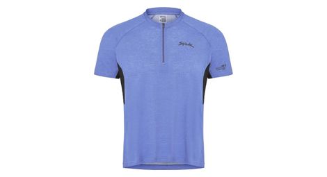 Maillot manches courtes unisexe spiuk all terrain bleu