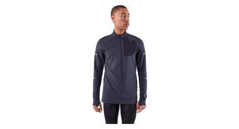 Kiprun 1/2 zip run 900 warm maglia a maniche lunghe nero