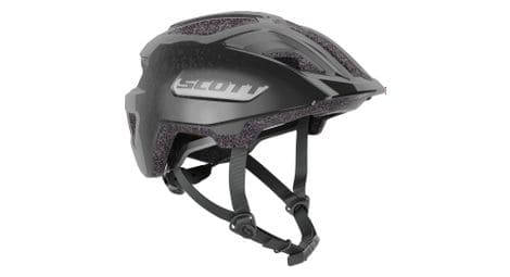 Casco infantil scott spunto plus negro/gris reflectante