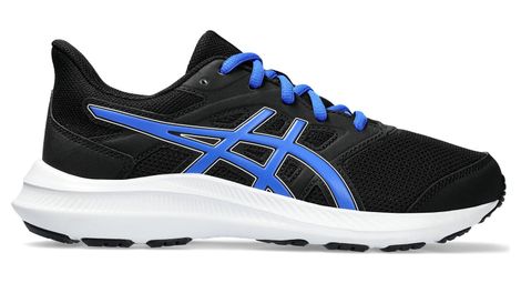 Asics jolt 4 gs laufschuh schwarz/blau kinder