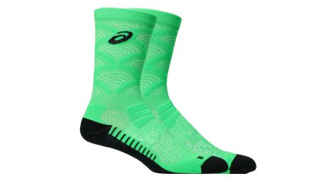 Calze alte Asics Performance Run Crew Verde