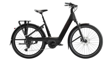 Vélo de Ville Électrique Trek Charter+ 4 R9 Lowstep Shimano Cues 9V 800Wh 700 mm Noir 2026